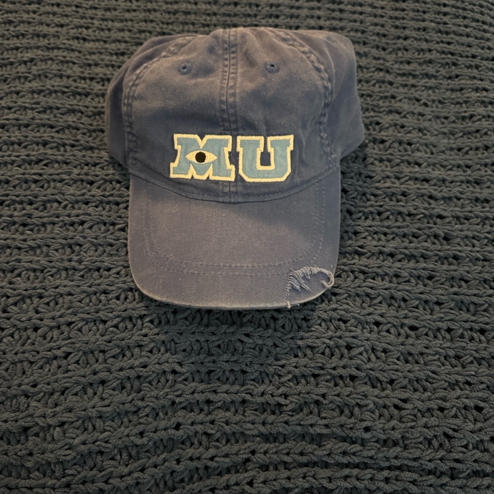 Disney Monsters University blue hat.